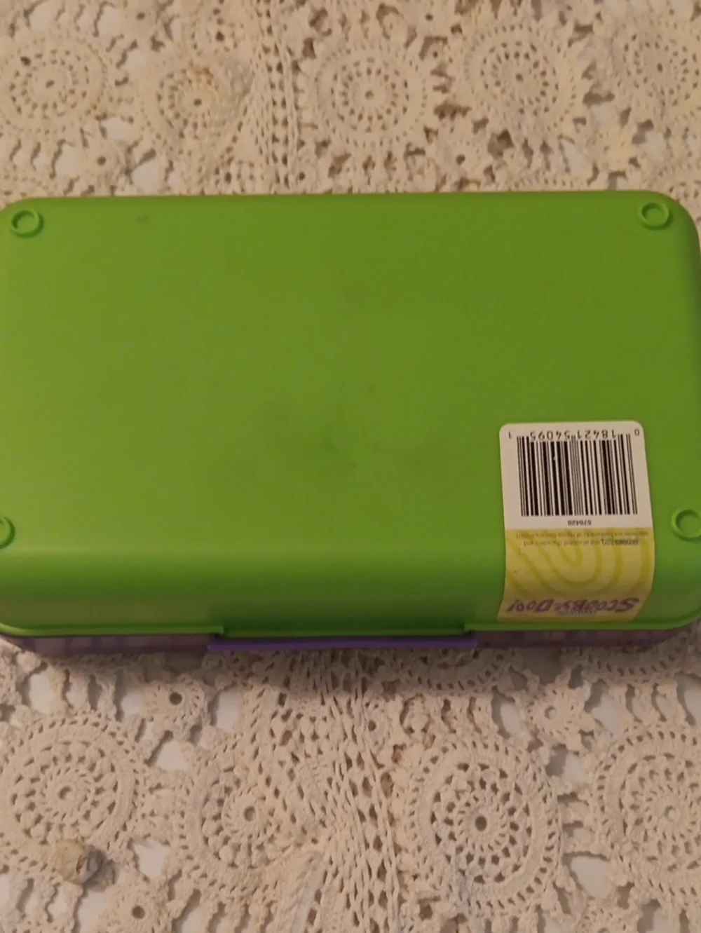 Vintage 2000s Scooby-Doo SpaceMaker Plastic Pencil Box